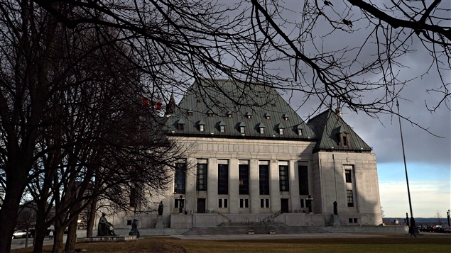 La Cour suprême du Canada à Ottawa. 