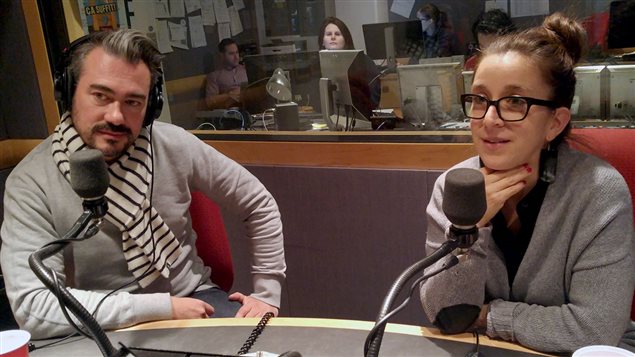 Le designer Zébulon Perron et la journaliste Marie-Claude Lortie Le designer Zébulon Perron et la journaliste Marie-Claude Lortie