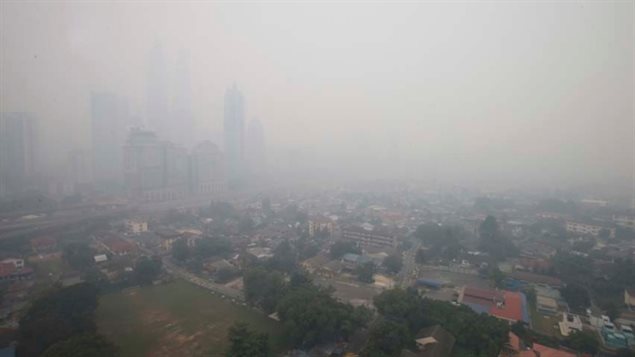 June 2013-Smoke from land-clearing fires in Indonesia pushed air pollution above the level considered hazardous in parts of Malaysia. Many people believe that humans couldn’t possibly influence something as large as the Earth systems *We’d like to dispel that (belief) once and forever*.