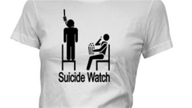Not funny, says teenager Maggie Harder who has asked Amazon to stop displaying and selling T-shirts mocking mental illness.