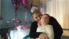 Mélanie Castonguay et sa fille Léonie. Mélanie Castonguay et sa fille Léonie.