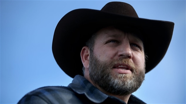 Ammon Bundy, jefe de los hombres armados que ocupan un refugio federal en Oregón. 