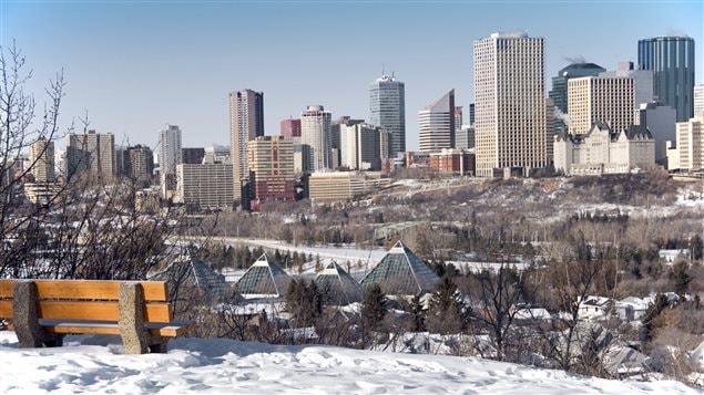 La ville d'Edmonton en Alberta La ville d'Edmonton en Alberta