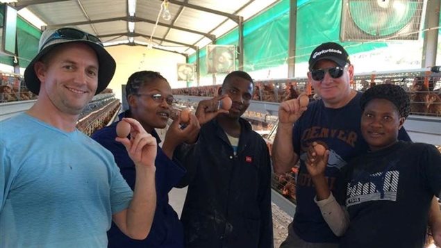 The newly built egg laying farm welcomed its first flock this month and the farm is now offering thousands of nutritious eggs to orphaned children living in Swaziland. 