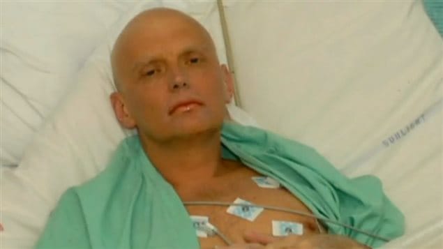 Alexander Litvinenko, durante su agonía después del envenenamiento.