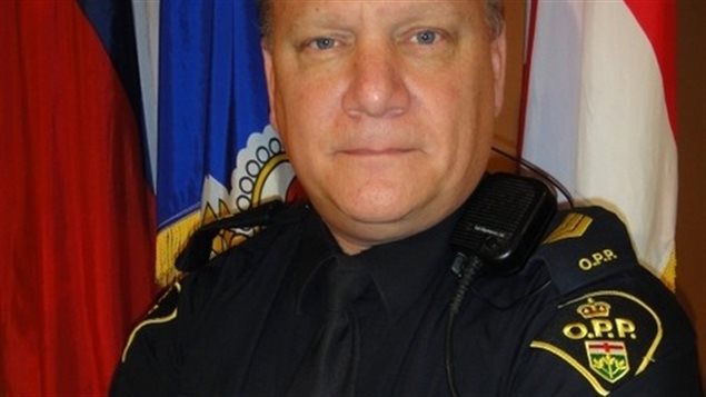 Le sergent Dave Rektor de la police provinciale de l’Ontario (OPP)