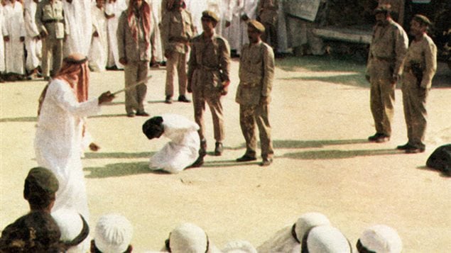 Ejecución pública en Arabia Saudita, país señalado por Project Ploughshares como uno de los peores violadores de los derechos humanos en el mundo.