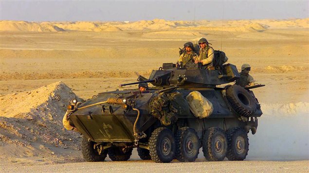Vehículo de combate de infantería, manufacturados por la empresa General Dynamics Land Systems Canada (GDLS).