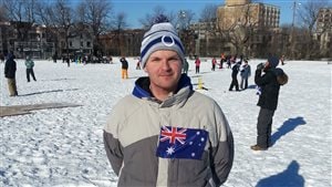 Darren Murphy, cricket fanatic and organizer of Montreal’s Snow Cricket championship.