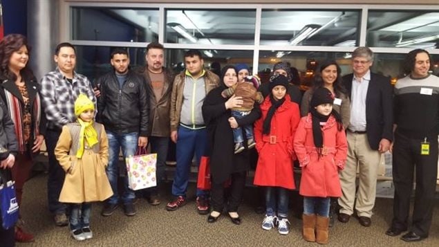 Plusieurs familles de  réfugiés syriens sont récemment arrivées au Canada comme ici au Yukon.