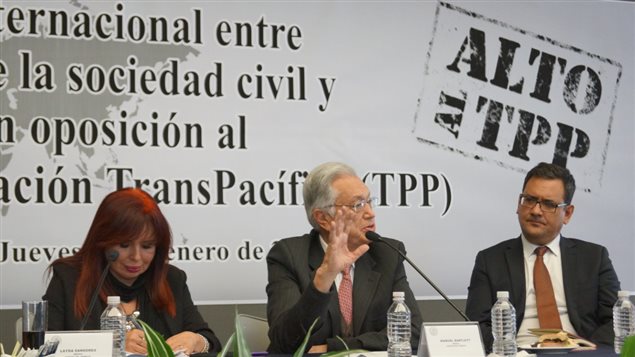 Un encuentro organizado en el Senado de México se pronunció contra el acuerdo.
