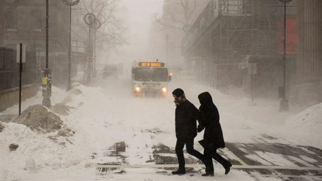  A blizzard that is expected to bring up to 30 cm of snow to Nova Scotia will be moving across the province on Monday night. (Andrew Vaughan/Canadian Press)