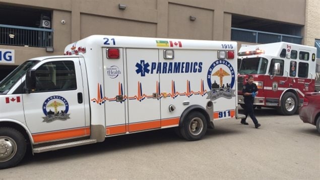 Emergency vehicles were called to a Saskatoon hotel to rescue a teenage refugee who almost drowned.