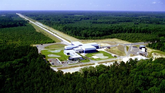 U.S.-based Laser Interferometer Gravitational-Wave Observatory (LIGO) has two detectors - one in Hanford, Washington, and the other in Livingston, Louisiana (above) and involves measuring 4 km long laser beans and a movement of a tiny fraction of the width of single proton.