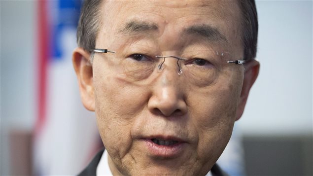 Ban Ki-moon, secretario general de la ONU. 