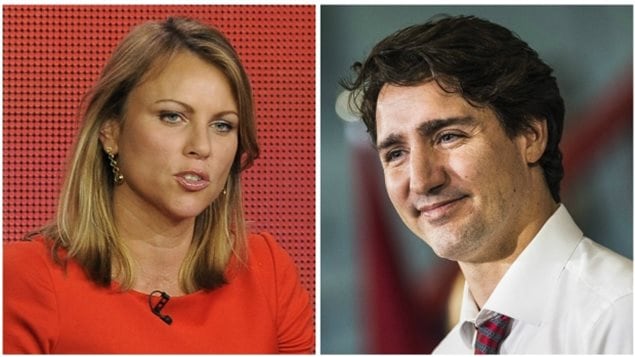 Lara Logan et Justin Trudeau