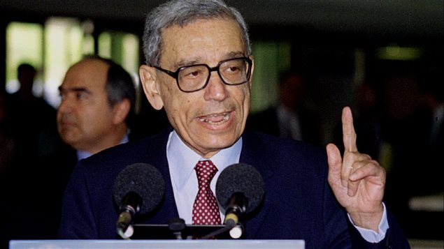 El ex secretario general de Naciones Unidas, Boutros Boutros-Ghali.