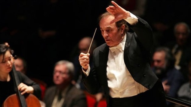 El ex director de la Orquesta Sinfónica de Montreal, Charles Dutoit.