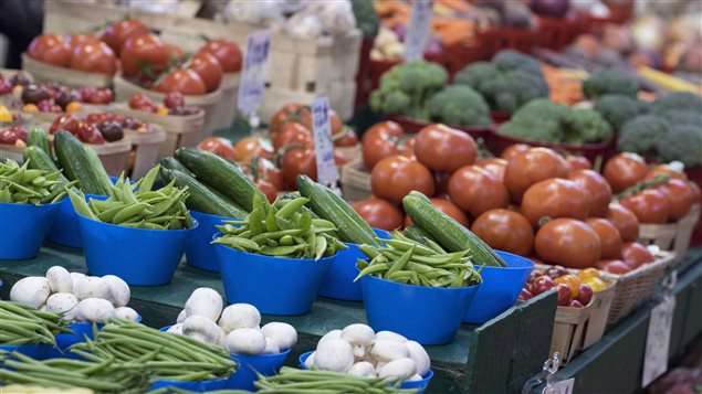  Various vegetables are on display at the Jean Talon Market on January 11, 2016 in Montreal. 