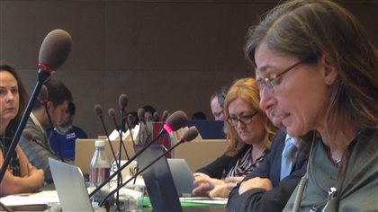 Harriet McLachlan told the UN committee that Canada is severely lagging in its international human rights obligations with regards to poverty.