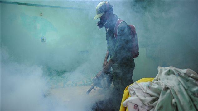 Fumigaciones contra el Zika en Cuba. 