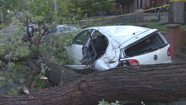 A suddent storm in August 2015 swept through southern Ontario causing substantial damage and leaving tens of thousands without power.