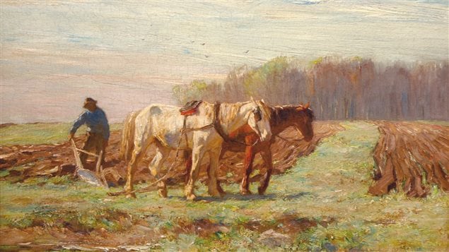 Détail des Labours, une peinture d'Horatio Walker (1901) Détail des Labours, une peinture d'Horatio Walker (1901)