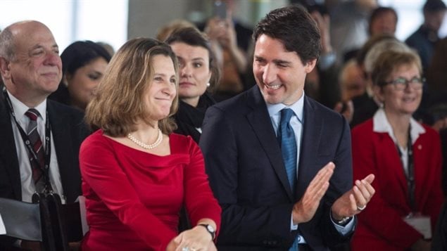 Prime Minister Justin Trudeau’s mandate letter to his International Trade Minister Chrystia Freeland (left), instructs her to move towards ratifying the Canada-EU free trade deal. But the Europeans don’t appear ready to sign unless Canada compromises on the agreement’s controversial investor-to-state dispute settlement (ISDS) provisions. 