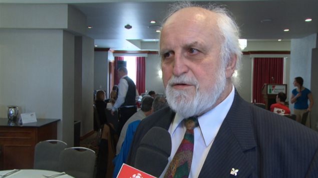 Le président d'Impératif français, Jean-Paul Perreault Le président d'Impératif français, Jean-Paul Perreault