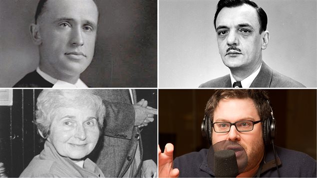 Le frère Marie-Victorin, André Laurendeau, Madeleine Parent et Mathieu Bock-Côté Le frère Marie-Victorin, André Laurendeau, Madeleine Parent et Mathieu Bock-Côté