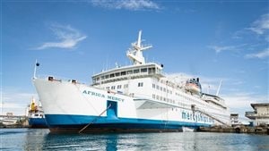 The Africa Mercy, the largest of the Mercy Ships, was custom-built for their work.