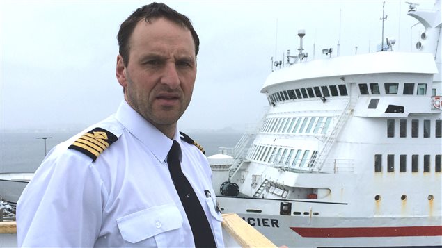 Le capitaine du CTMA Voyageur, Steve Leblanc