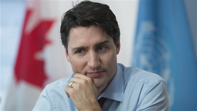 Le premier ministre du Canada, Justin Trudeau