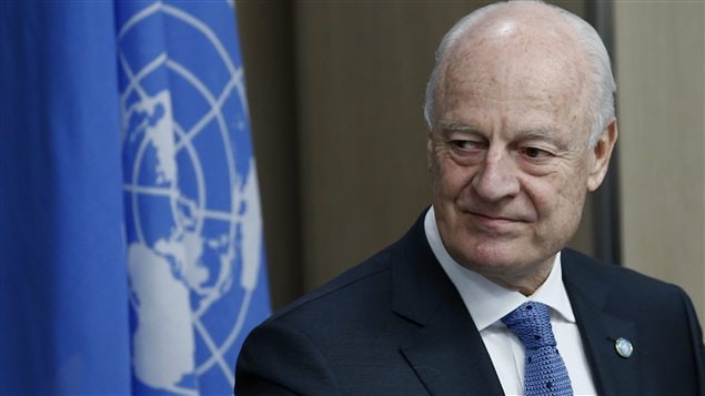 Staffan de Mistura, enviado especial de la ONU para Siria.