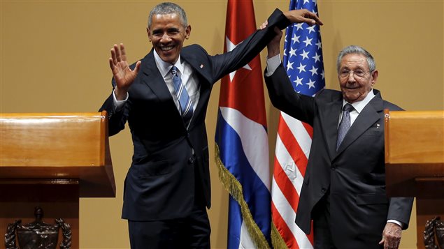 الزعيمان الكوبي والأميركي