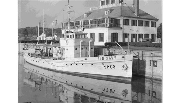 The infamous USCG Dexter as USN YP-63 pictured in 1936 at Buffalo N.Y