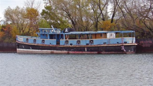 Derelict and soon to come to An ironic and inglorious end. The Dexter, which ahd fought for prohibition, ended up as a dinner cruise boat called the*Buccanner* where alcohol flowed freely with a phone number for bookings, 1-800-PARTY-BOAT. She was scuttled in Lake Michigan in 2010