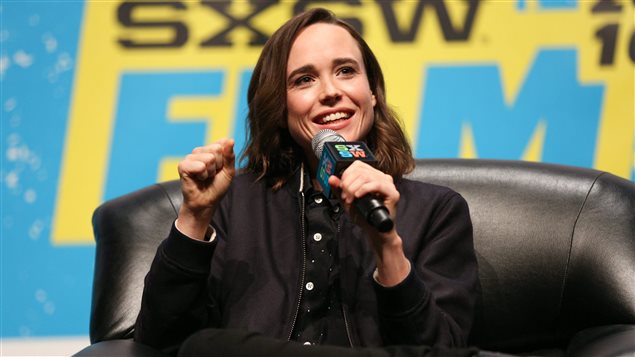 Canadian actress Ellen Page discussed her Viceland travelogue ‘Gaycation’ at AOL Studios in New York on March 9, 2016.