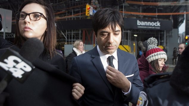  Jian Ghomeshi arrives at a Toronto courthouse Thursday, March 24, 2016 for the verdict in his trial. 