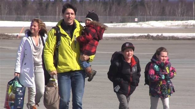 La famille Trudeau à Terre-Neuve