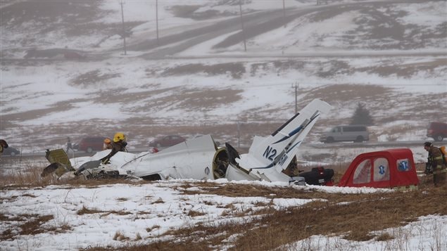A small plane with seven people on board crashed in the Magdalen Islands