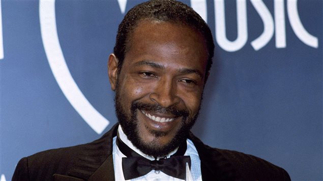 Le chanteur américain Marvin Gaye en 1983 Le chanteur américain Marvin Gaye en 1983