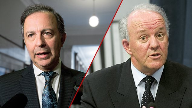 Sam Hamad et Marc-Yvan Côté
