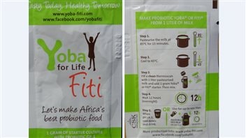 Each sachet costs 50 cents and can make a more nutritious and beneficial yogurt.