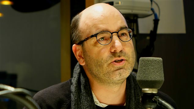 Alain Deneault de passage dans les studios du 15-18 Alain Deneault de passage dans les studios du 15-18
