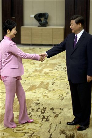 习近平与李小琳。
