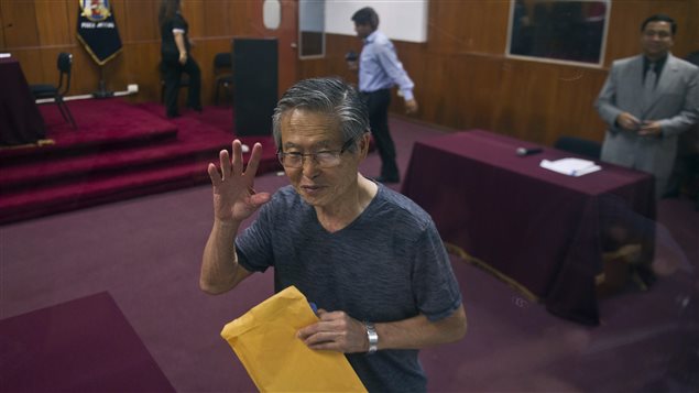El ex presidente peruano Alberto Fujimori