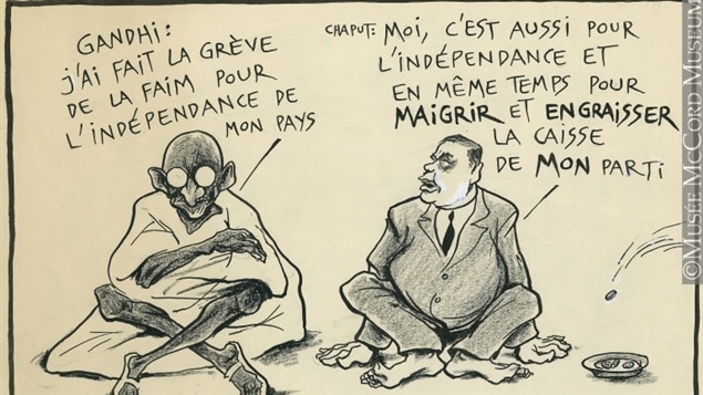 Marcel Chaput a fait la grève de la faim pour sauver son parti. Marcel Chaput a fait la grève de la faim pour sauver son parti.