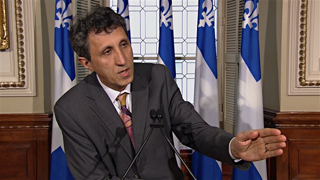 Le député de Québec solidaire Amir Khadir