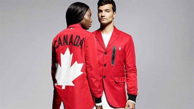 The Canadian Olympic Committee on Tuesday night presented the team uniforms that its athletes will wear at August’s Summer Games in Rio de Janeiro, Brazil. The opening ceremony look includes a red jacket fashioned from the blend of a windbreaker and tailored blazer, featuring flap pockets. 